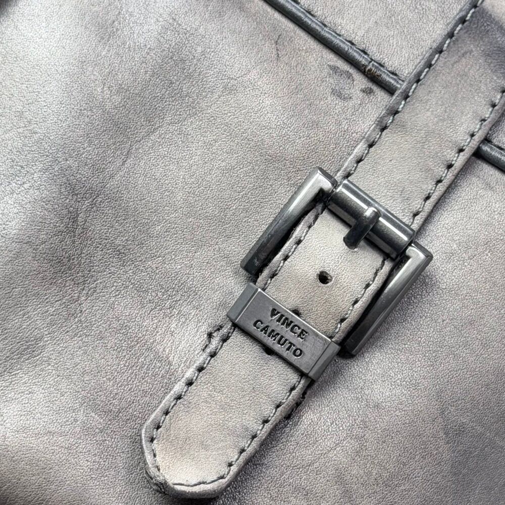 Vince Camuto Washed Gray buckled combat boots by Vince Camuto size 10M - Picture 6 of 11